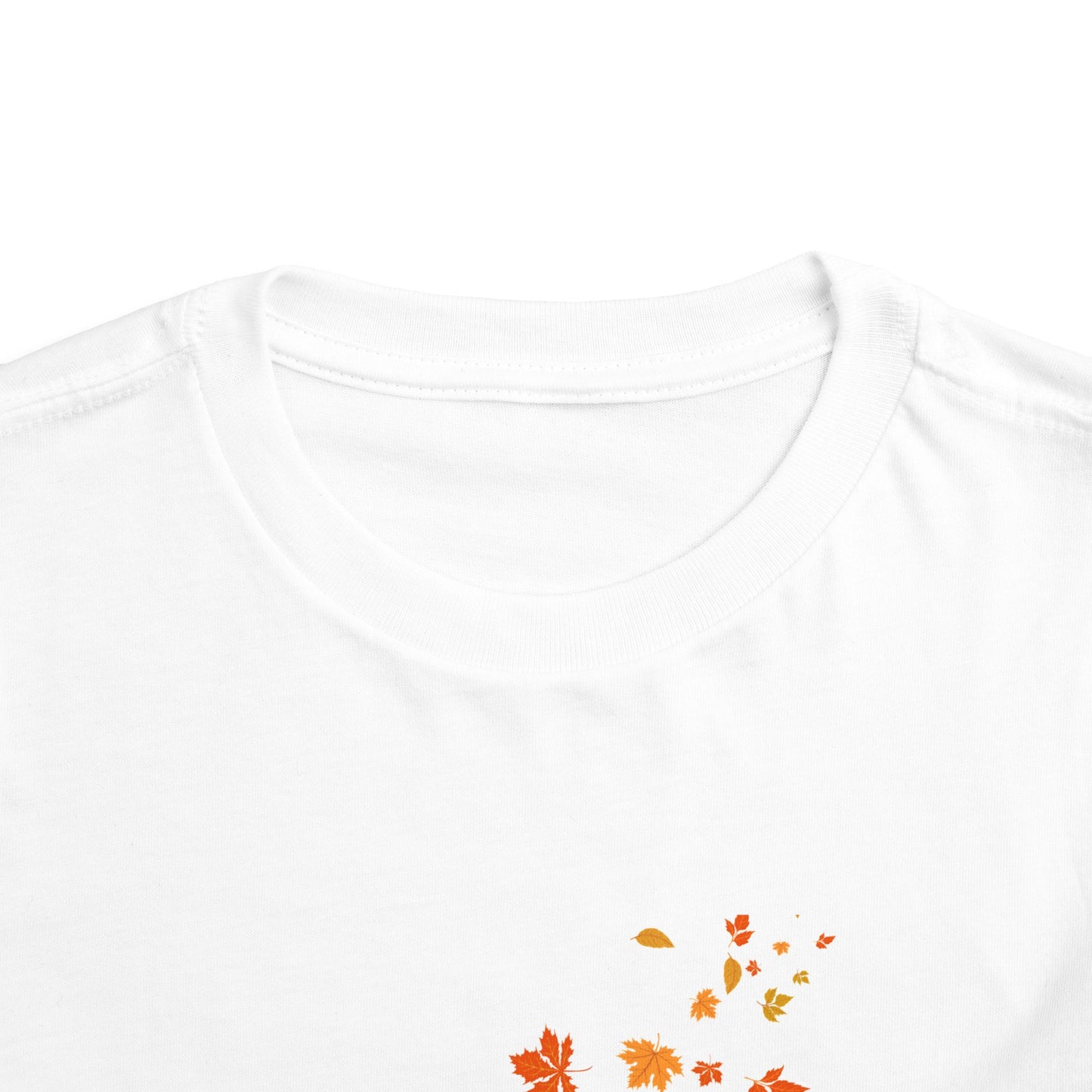 Fall Themed Toddler Short Sleeve Tee - "Falling Into Trouble"