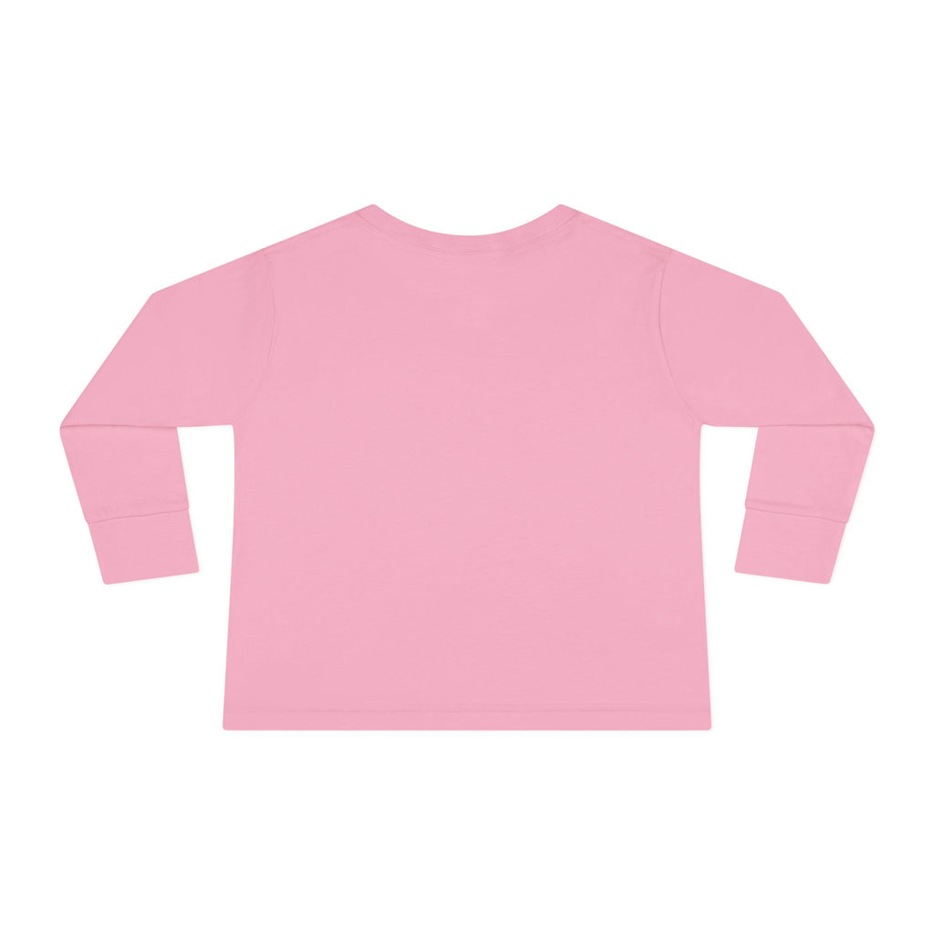 Toddler Long Sleeve Tee — "Future Reader" Rainbow Book Graphic