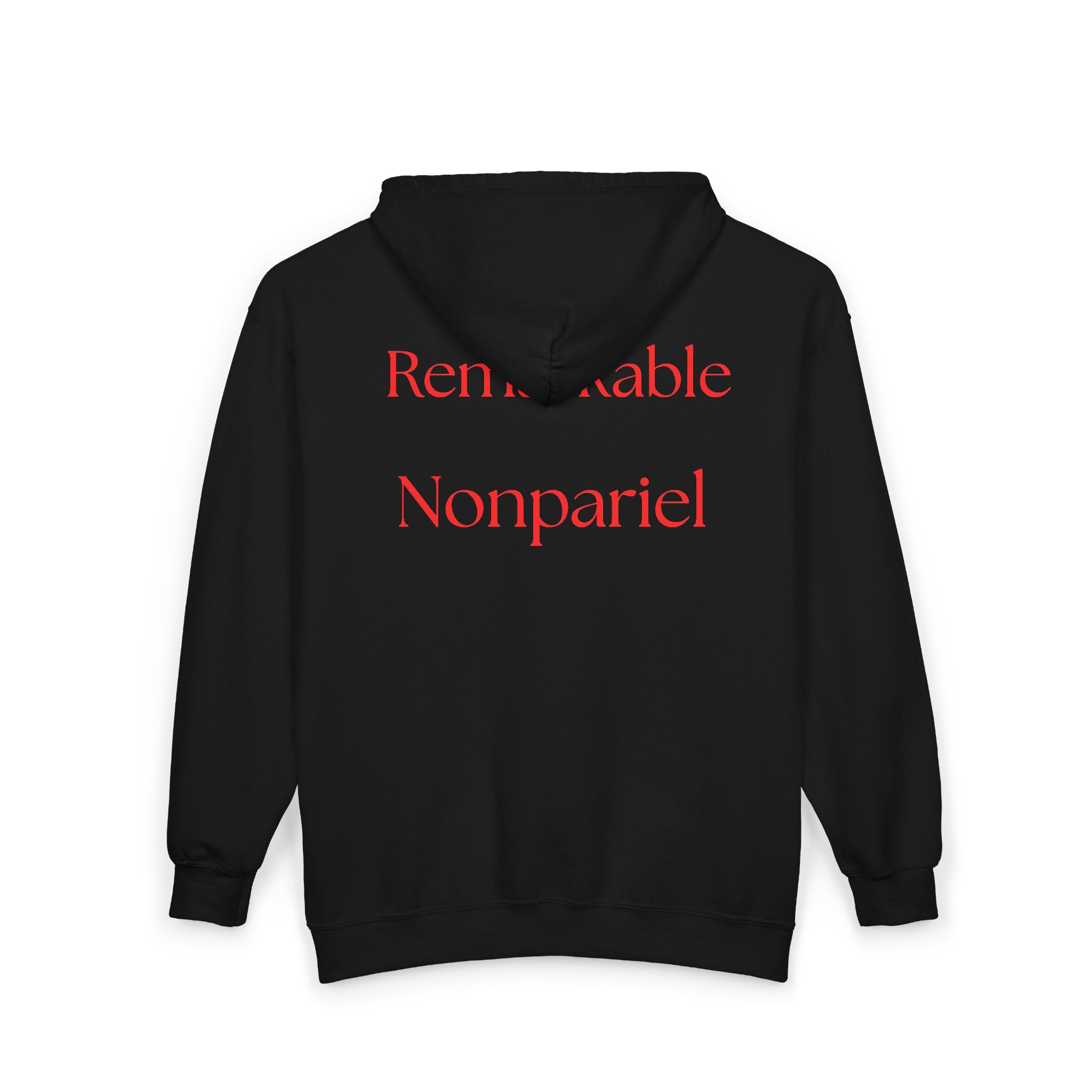 RN Zip Hoodie — "Remarkable Nonpareil" Nurse-Inspired Full-Zip Sweatshirt