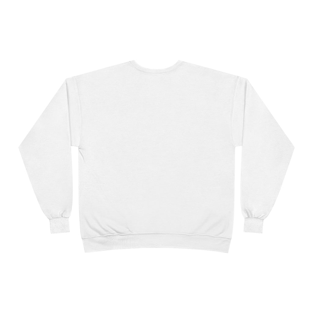 Crewneck Sweatshirt — 'Turn Up Time!' Frog Holding Heart Balloons Romantic Valentine's Pullover
