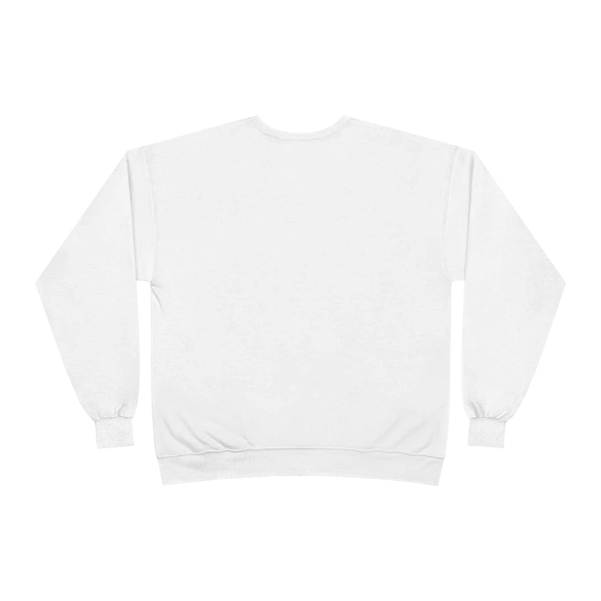 Crewneck Sweatshirt — 'Turn Up Time!' Frog Holding Heart Balloons Romantic Valentine's Pullover
