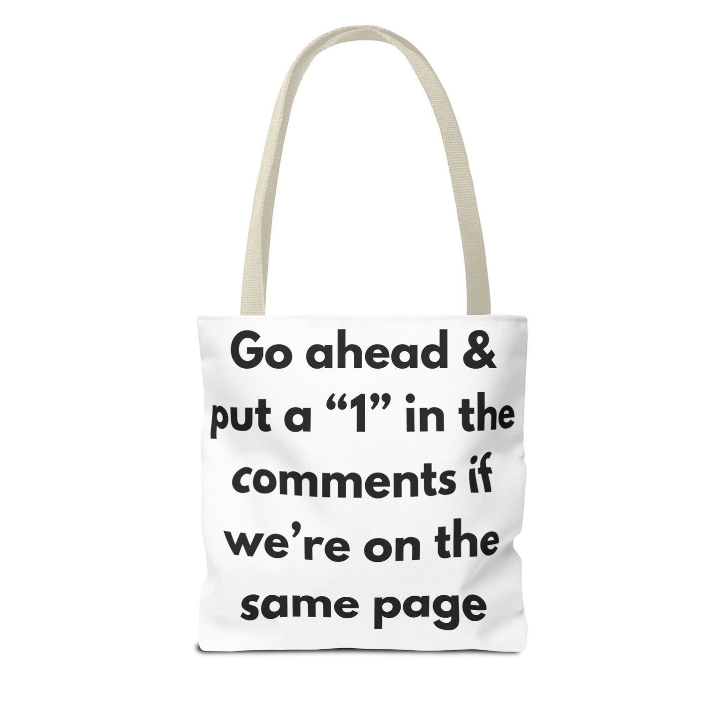 Investors Tote Bag — “Let’s get it… 110%” Motivational Investor Quote Tote