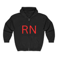 RN Zip Hoodie — "Remarkable Nonpareil" Nurse-Inspired Full-Zip Sweatshirt