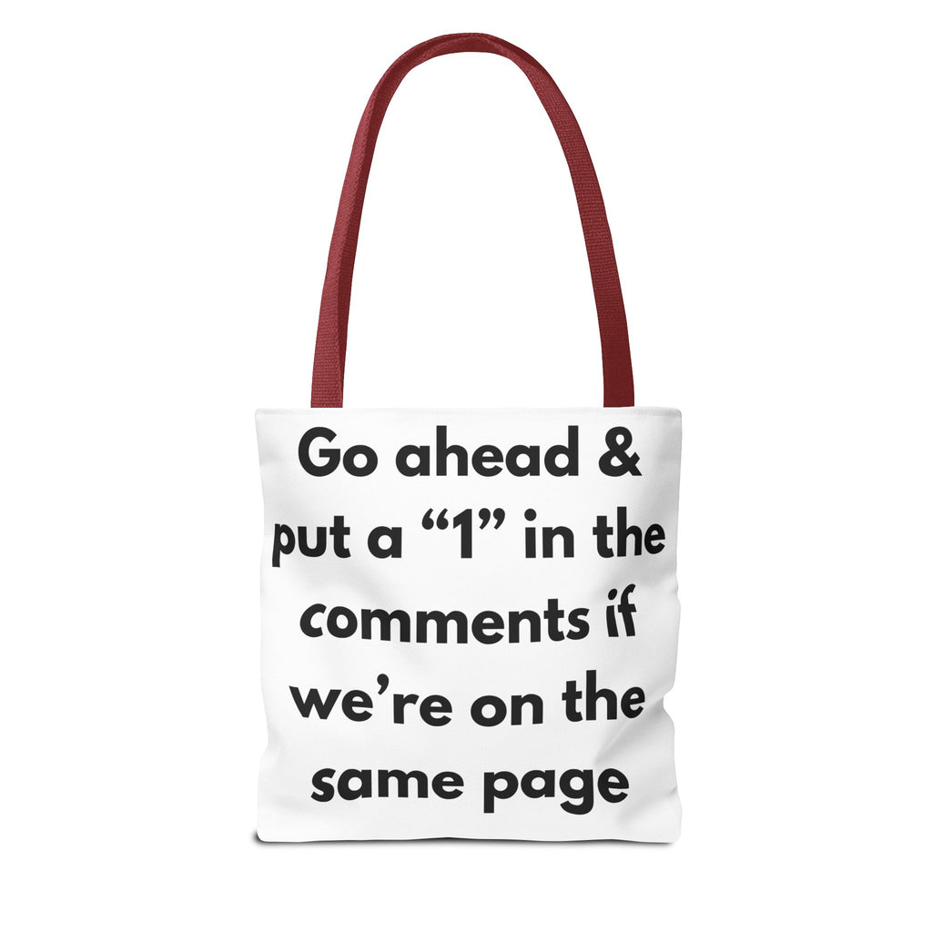 Investors Tote Bag — “Let’s get it… 110%” Motivational Investor Quote Tote