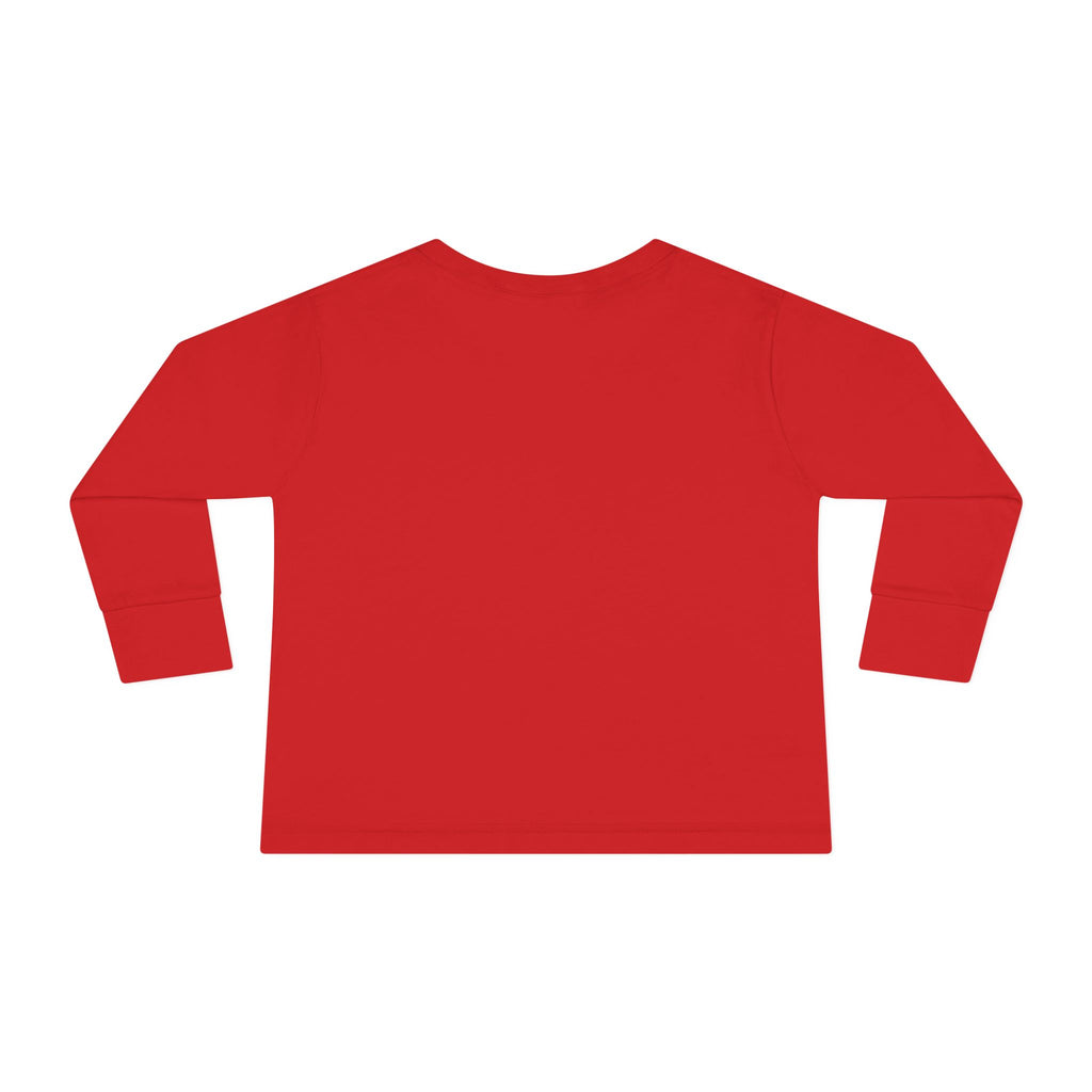Toddler Long Sleeve Tee — "Future Reader" Rainbow Book Graphic