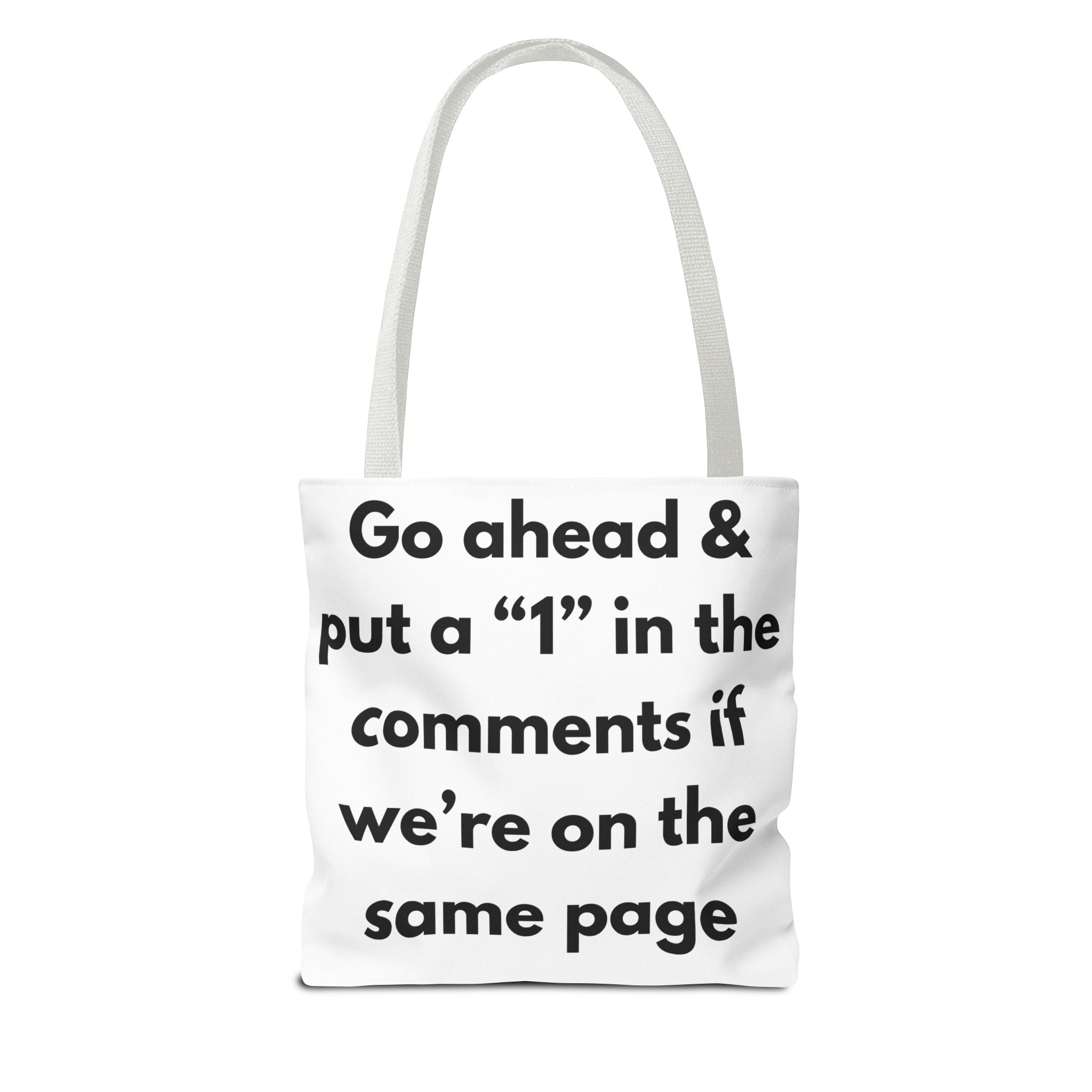 Investors Tote Bag — “Let’s get it… 110%” Motivational Investor Quote Tote