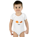 Cutie Pie Infant Bodysuit — Cute Pumpkin + Pie Graphic Baby Onesie