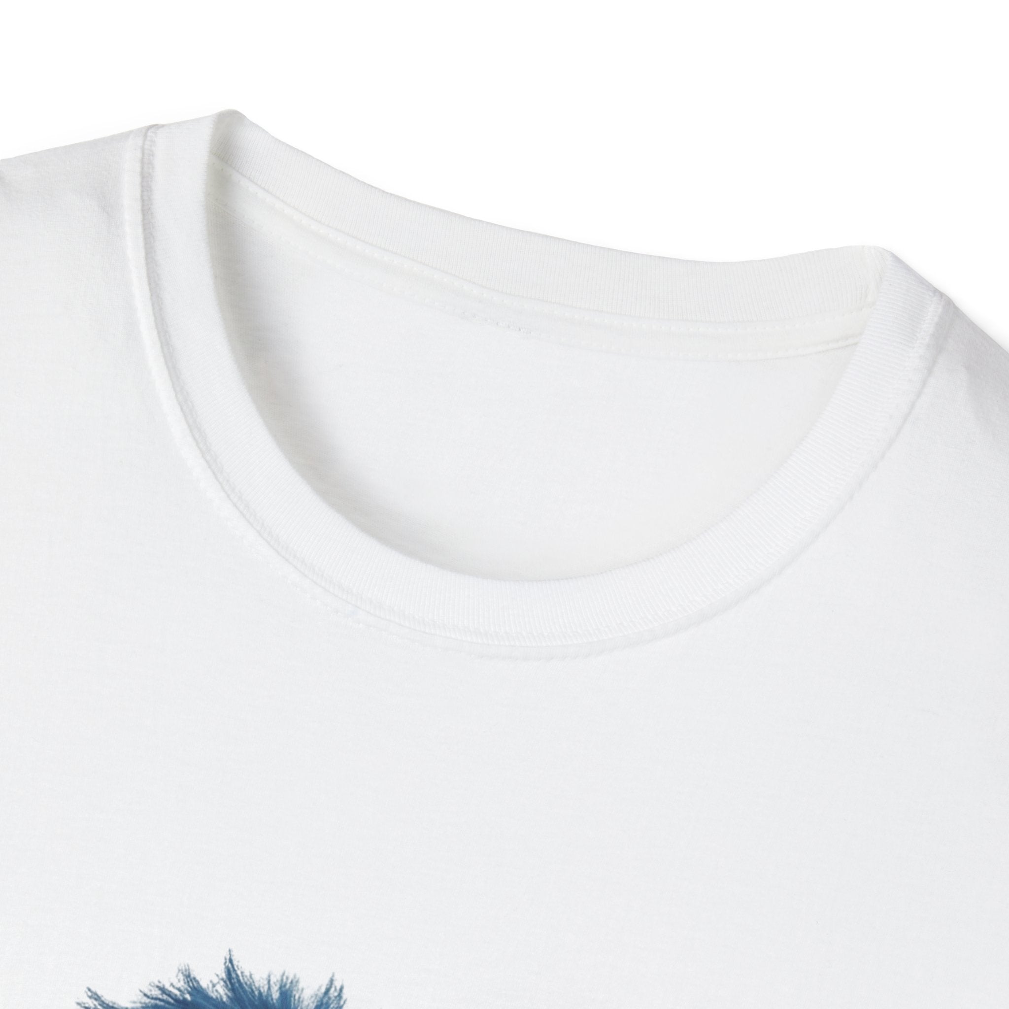 Lion Graphic T-Shirt — Roaring Blue Lion Design