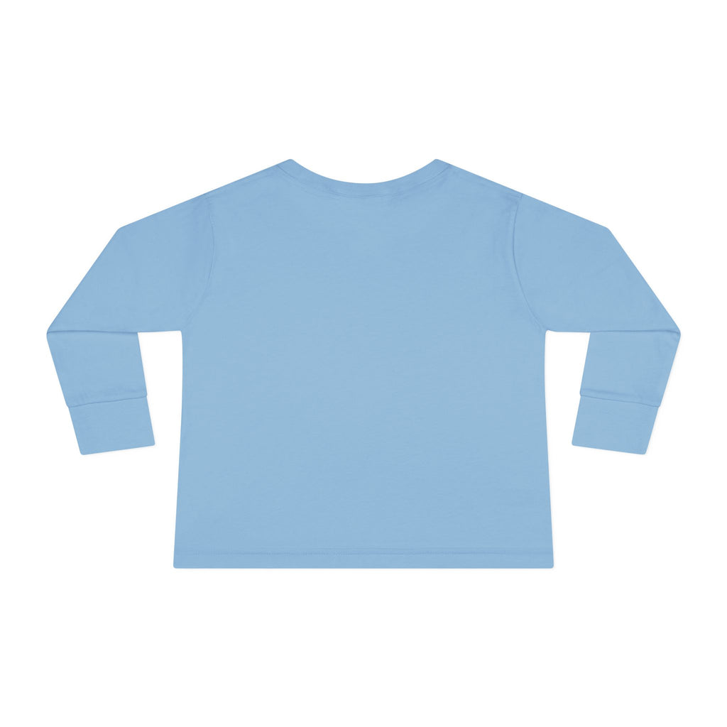 Toddler Long Sleeve Tee — "Future Reader" Rainbow Book Graphic