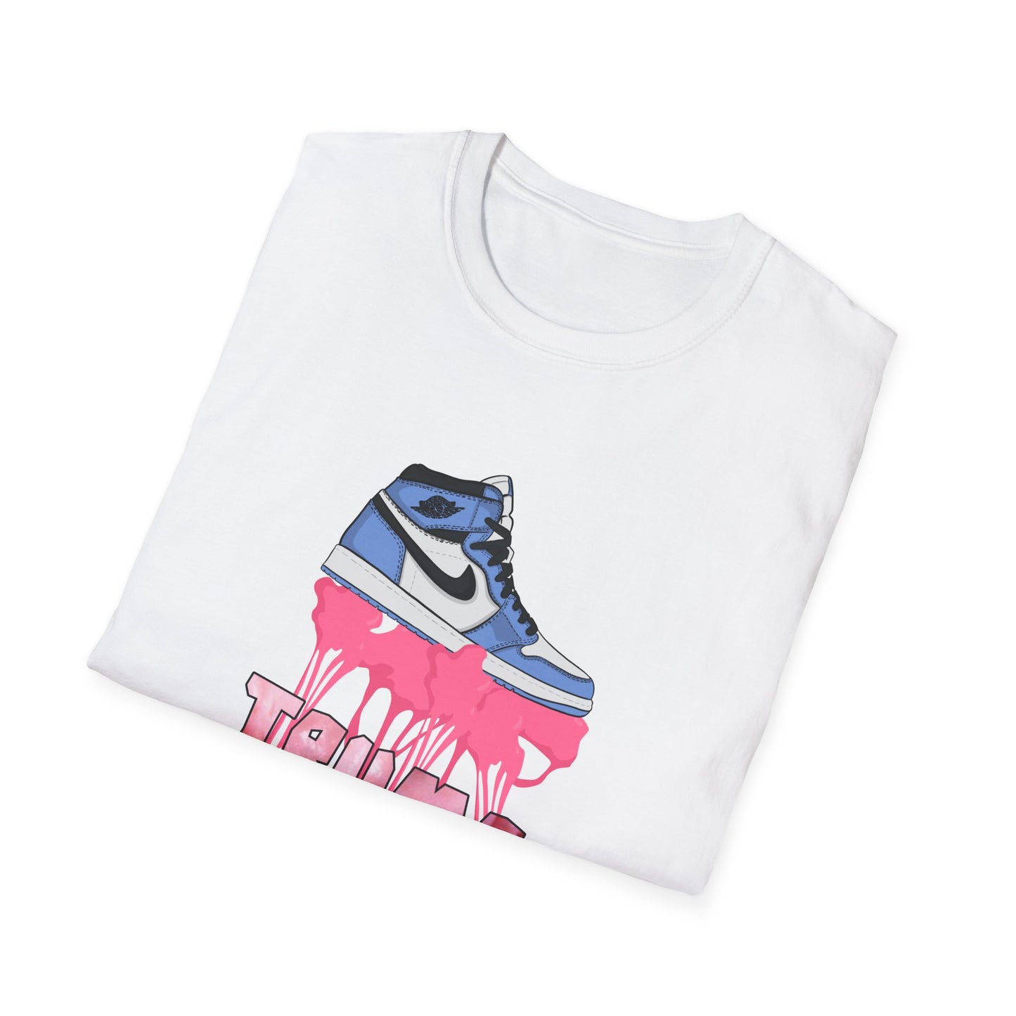 Dripping Sneaker Graphic T-Shirt — "TRUMP" Logo