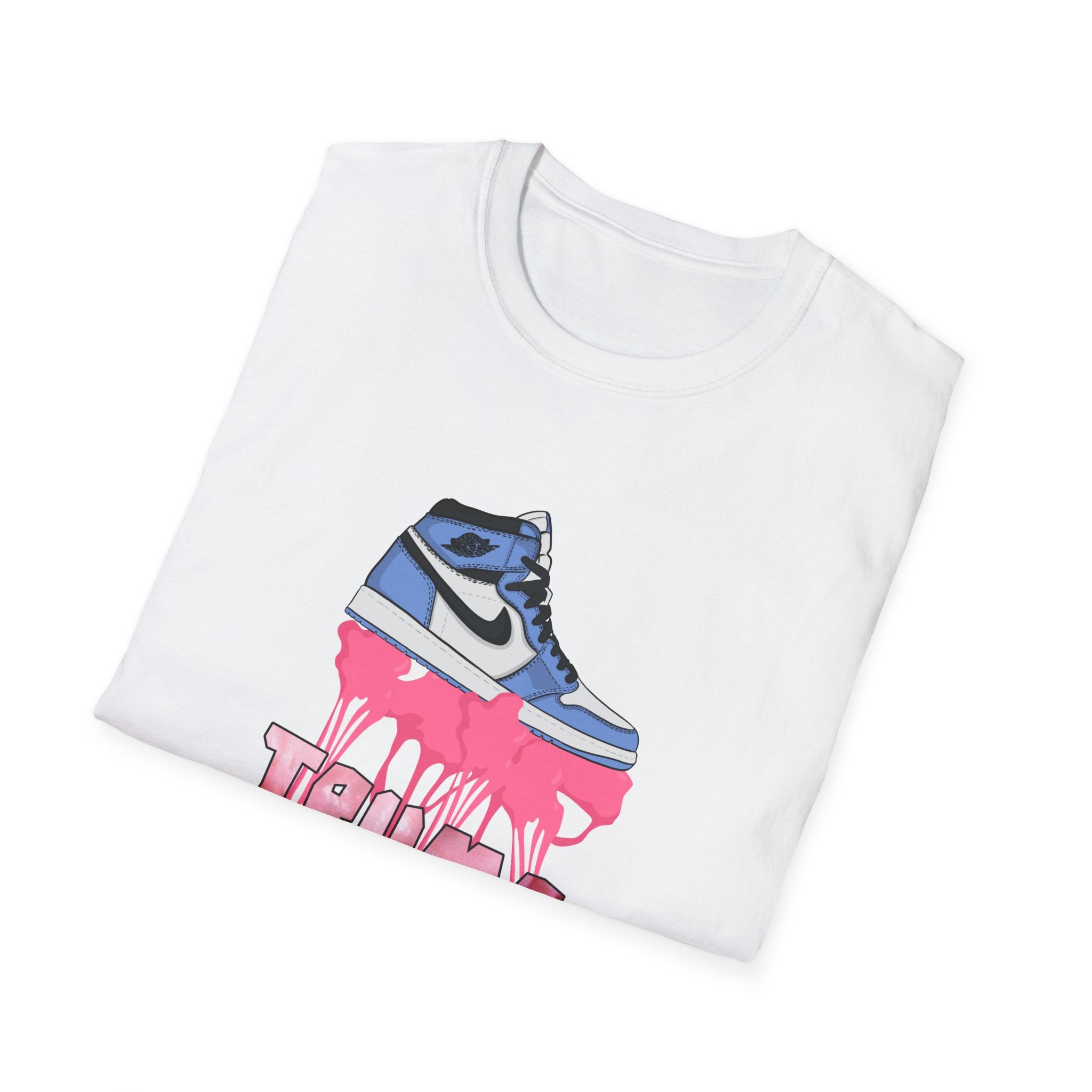 Dripping Sneaker Graphic T-Shirt — "TRUMP" Logo