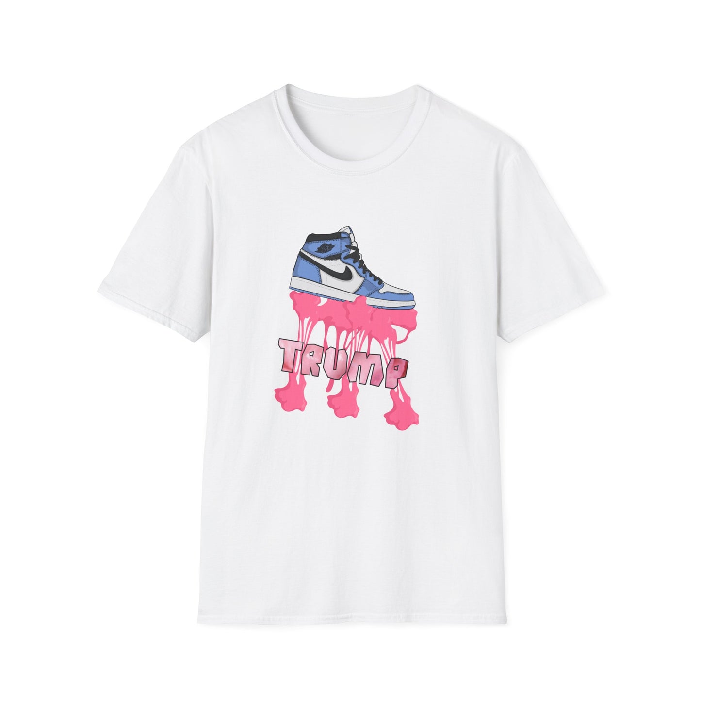 Dripping Sneaker Graphic T-Shirt — "TRUMP" Logo