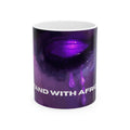 Purple Crying Eye Ceramic Mug — "I Stand With Africa" Inspirational Coffee Cup